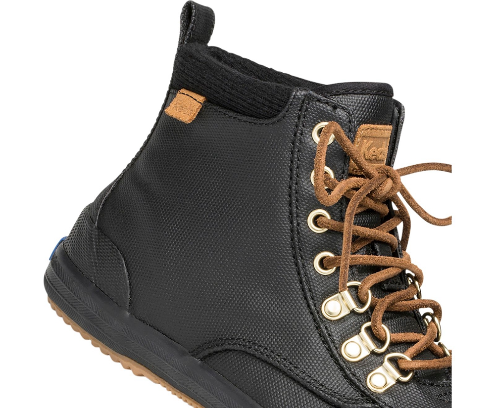 Keds Womens Boots Black - Scout Water-Resistant w/ Thinsulate™ - 836EGTDLY